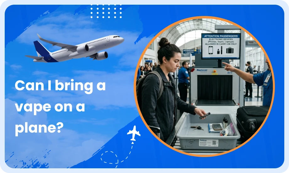 Can I bring a vape on a plane?