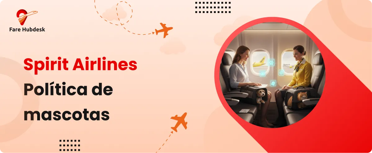 Política de mascotas de Spirit Airlines
