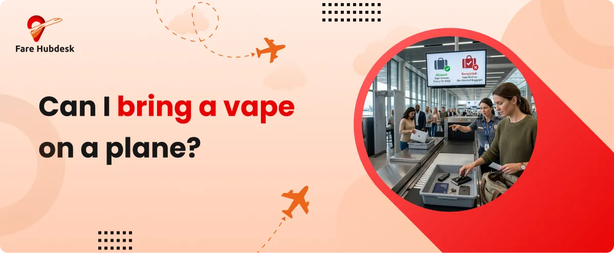 Can I bring a vape on a plane?